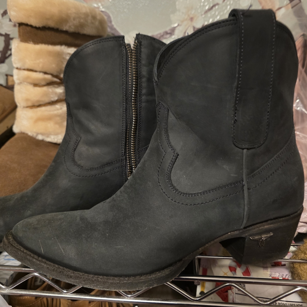 Black Lane Ankle Boots
